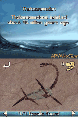 Sea Monsters Prehistoric Adventure screenshot 3 for Nintendo DS
